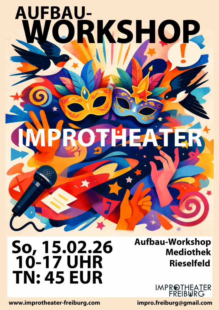 Plakat Aufbau-Workshop Improtheater